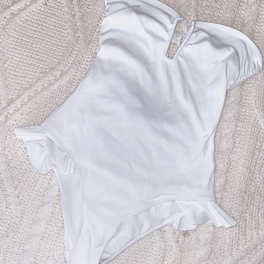 Ruffle one piece